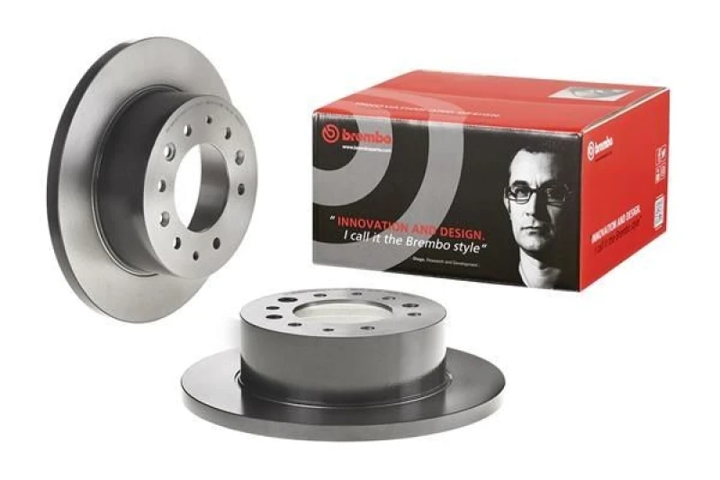 Image of BREMBO Brake disc BREMBO 08.D432.11