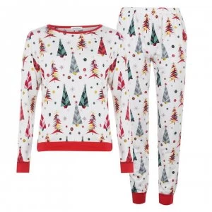 image of Bedhead Christmas Jumper Pyjama Set - Christmas Tree