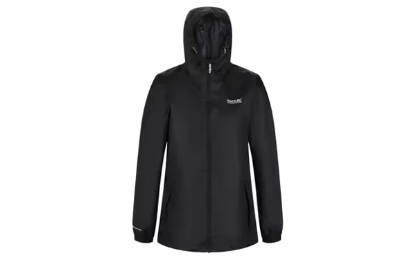 image of Regatta Womens/Ladies Pack It Jacket III Waterproof Durable Jacket UK Size 20 - Chest 45' (114cm) BLACK RWW305-800-20