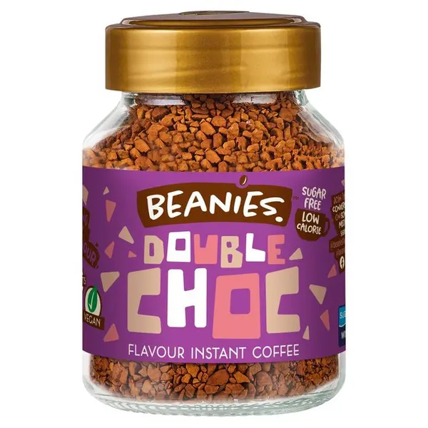 image of Beanies Double Chocolate Instant Coffee 50g