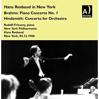 image of Rudolf Firkusny/New York Philharmonic - Hans Rosbaud in New York CD