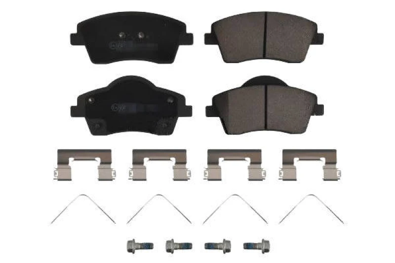 Image of SWAG 33 10 7036 Brake pad set Front Axle, with spring, with fastening material Brake Pad Set,disc brake (402)