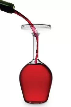 Image of Upside Down Wine Glass