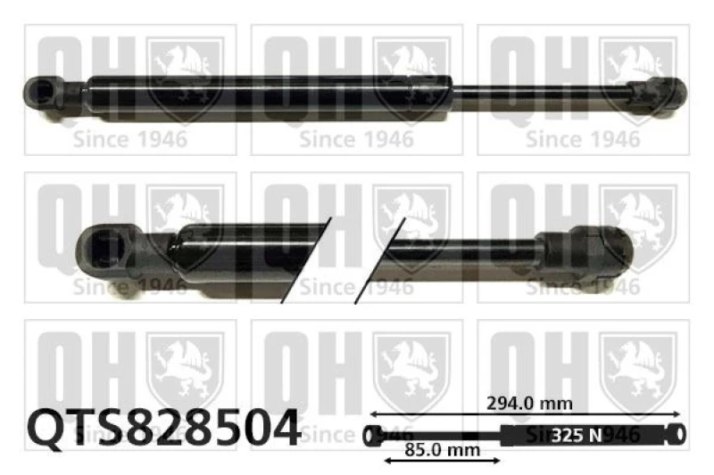 Image of QUINTON HAZELL Bonnet strut QUINTON HAZELL QTS828504