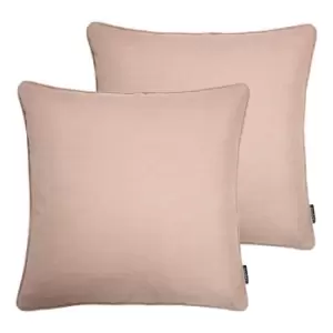 Image of Paoletti Twilight Twin Pack Polyester Filled Cushions Blush