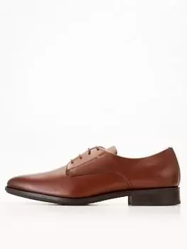 Image of BOSS Colby_derb_lt_n Shoe, Brown, Size 8, Men