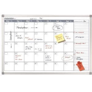 image of Fraken Monthly Planner Day Grid 96 x 98mm90 x 60cm