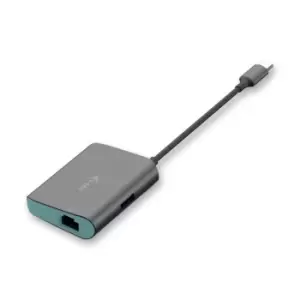 image of i-tec Metal USB-C HUB with Gigabit Ethernet Adapter