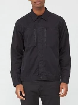 Image of Hugo Boss Lowy Overshirt Black Size L Men