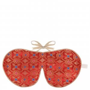 Image of Holistic Silk Eye Mask Slipper Gift Set - Tibetan Orange (Various Sizes) - S