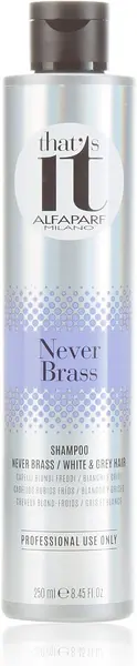 image of Alfaparf Milano Thats it Never Brass Shampoo 250ml