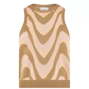 image of Daisy Street Daisy Street Knit Vest Womens - Brown