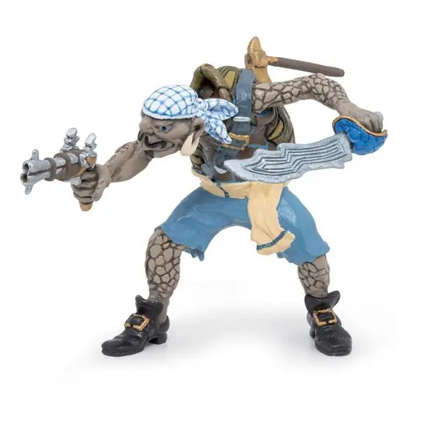 Image of PAPO Pirates and Cosairs Turtle Mutant Pirate Toy - Multi One Size