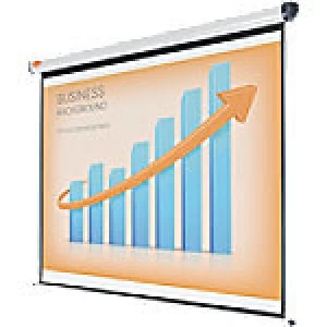 image of Acco Nobo Wall Mountable Screen 1500 x 1138 mm