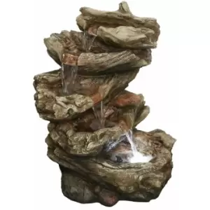Image of Tranquility Water Features - Wildwood Falls Solar Powered Water Feature