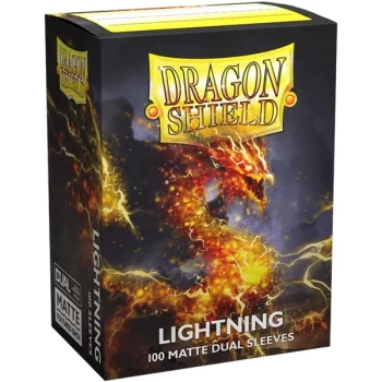 Image of UNIT Dragon Shield Dual Matte - Lightning (100 ct.)