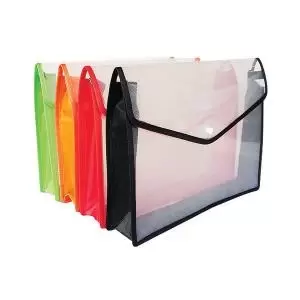 Image of Seco Popper Wallet Foolscap Plus Assorted Pack of 4 EPW-AST UP00243