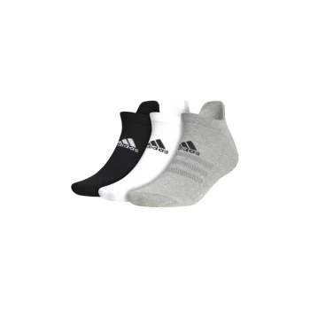 Image of adidas 3 PK ANKLE Socks - Grey3 - 6508