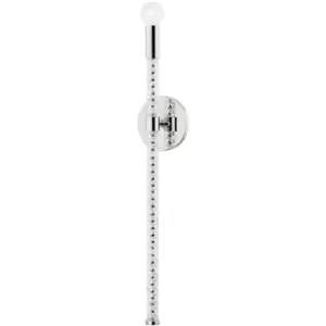 Image of Pippin 1 Light Wall Sconce Polished Nickel, 2700K