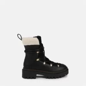 Image of Missguided Borg Hiker Boots - Black