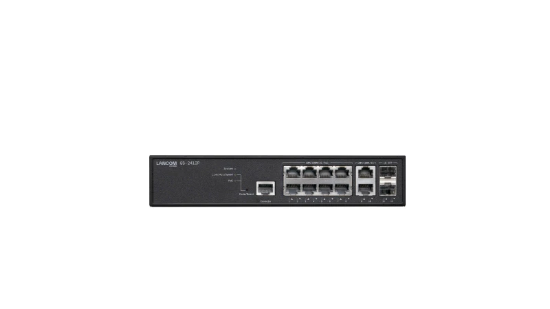 Image of GS-2412P Managed L2+ Gigabit Ethernet (10/100/1000) Power over Etherne