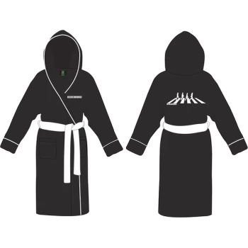 Image of The Beatles - Abbey Road Unisex Small - Medium Bathrobe - Black