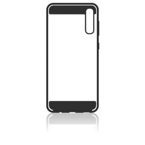 image of Black Rock - Air Robust Case for Samsung Galaxy A50 Transparent Cover TPU Thin (Black)