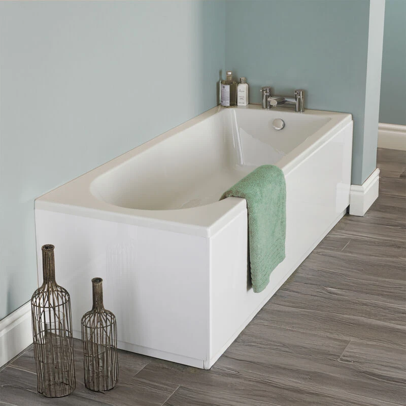Image of nuie Eternalite Round Single Ended Bath 1700 x 700mm, White BMON013