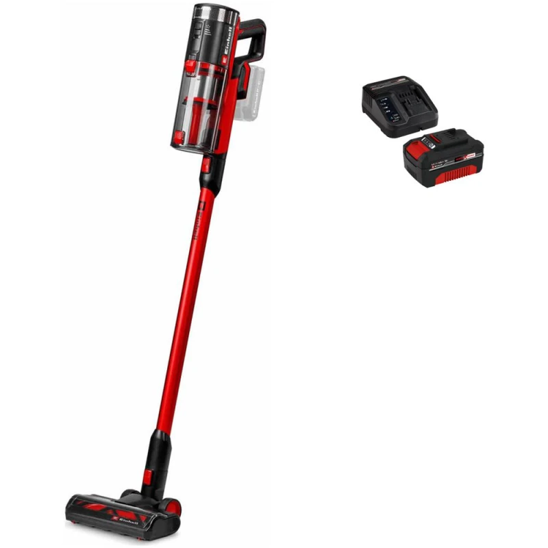 Image of Einhell TE-SV 18/270 Li BL 18v Cordless Brushless Stick Vacuum Cleaner 1 x 4ah Li-ion Charger TE-SV 18/270 Li BL