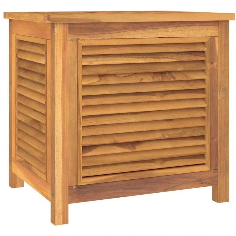 Image of VIDAXL Vidaxl - Garden Storage Box with Bag 60x50x58cm Solid Wood Teak 8720845750039