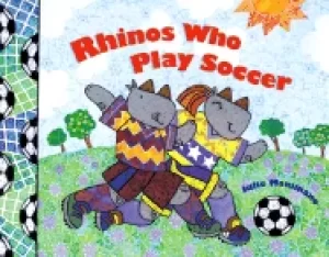 Image of rhinos who play soccer