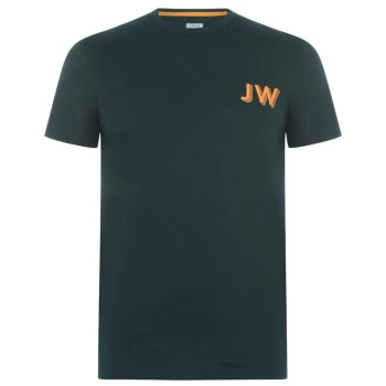 Jack Wills Westmore Logo T-Shirt - Dark Green