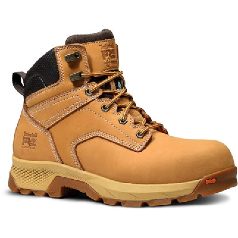 Image of Timberland Pro Mens Titan 6' Waterproof Safety Boots UK Size 4 (EU 37) WHEAT TIM094-WHEAT-4