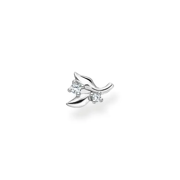 Image of Thomas Sabo Charm Club Charming Sterling Silver White Single Ear Stud