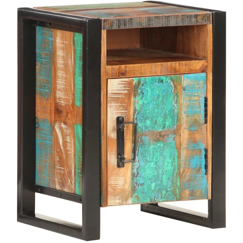 Image of VIDAXL Bedside Cabinet 40x35x55cm Solid Reclaimed Wood Vidaxl 8720286104606
