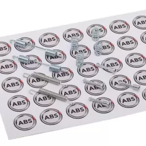 Image of A.B.S. Accessory Kit, parking brake shoes 0708Q AUDI,BMW,A3 Schragheck (8L1),3 Limousine (E36),3 Coupe (E36),3 Compact (E36),3 Cabrio (E36)
