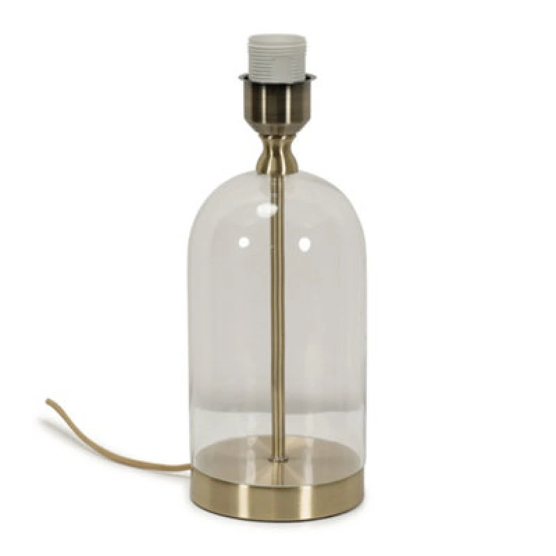 Image of ValueLights Jessy Glass Gold Table Lamp Base Gold