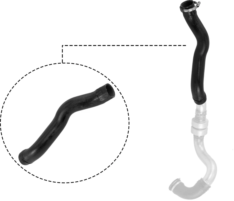 Image of GATES Charger intake hose GATES 09-0808