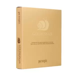 Image of PETITFEE - Hydrogel Mask Pack #Gold & Snail - 5pcs