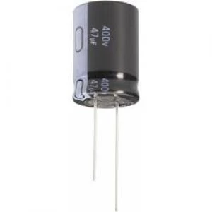 image of Electrolytic capacitor Radial lead 5mm 10 uF 250