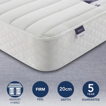 image of Silentnight Miracoil Memory 150cm Mattress