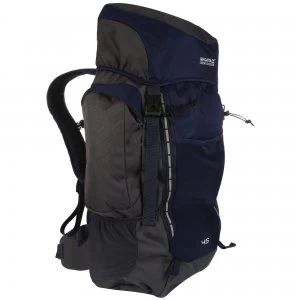 Image of Highton 45L Rucksack Navy Ebony