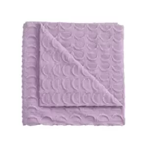 image of Helena Springfield Mimi Knitted Throw, Lavender