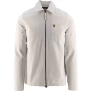 Image of Lyle and Scott Light Mist Washed Twill Overshirt