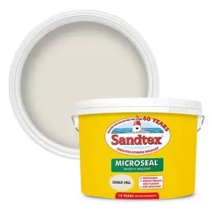 image of Sandtex Chalk Hill Matt Masonry Paint, 10L Tub