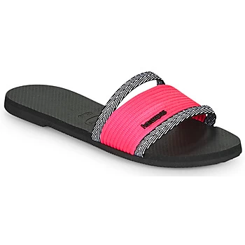 image of Havaianas YOU TRANCOSO womens Sandals in Black / 3,4 / 5,7.5,1 / 2 kid