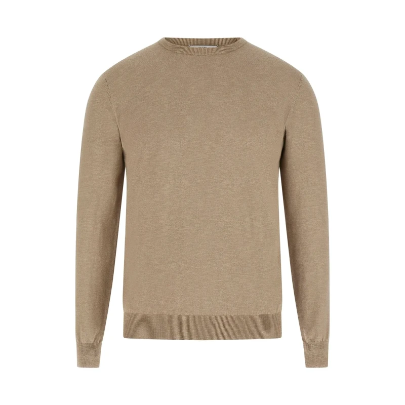 Image of Guess Round neck sweater Guess Loyd Beige Male XL