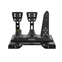 Image of Moza Racing MOZA RS04 - Pedals - PC - 100 kg - Wired - USB - Black...