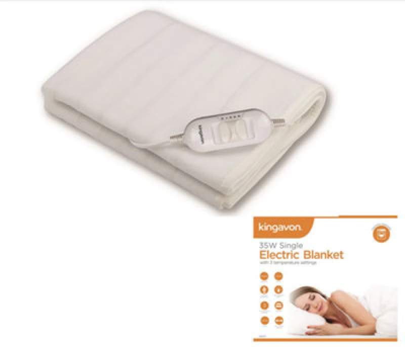 Image of Kingavon Eb100 Single Electric Blanket - Single Control