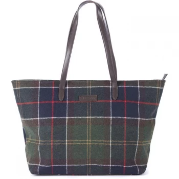 Image of Barbour Witford Quilted Tote - Classic Tartan